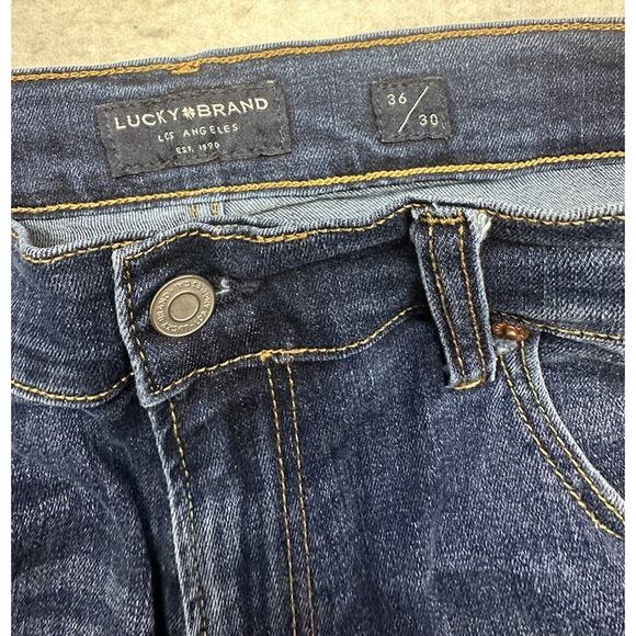 Lucky Brand Jeans Mens 410 Athletic Straight Denim Measures Size 36 30 - Picture 7 of 10